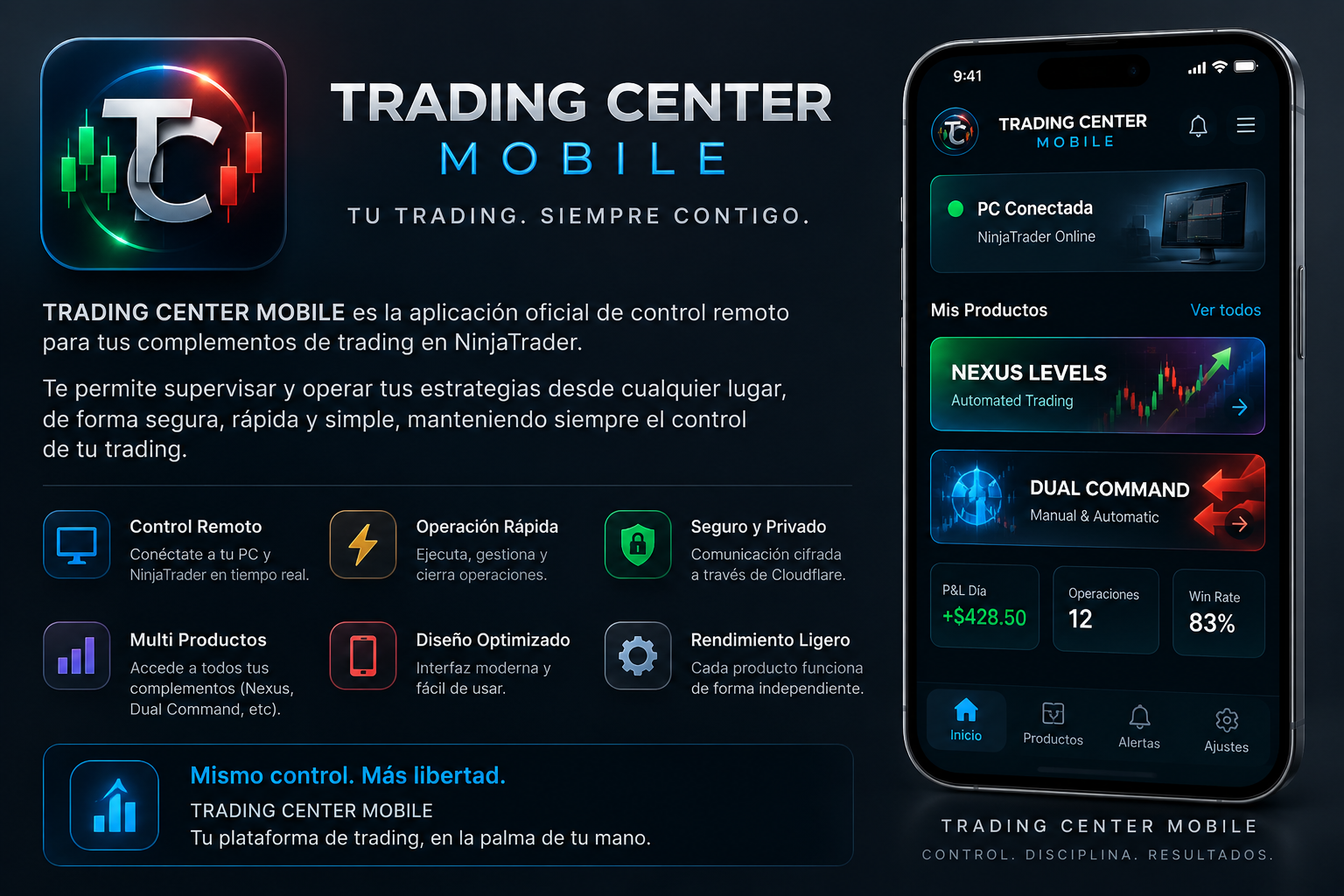 Vista previa oficial de TRADING CENTER MOBILE para Android